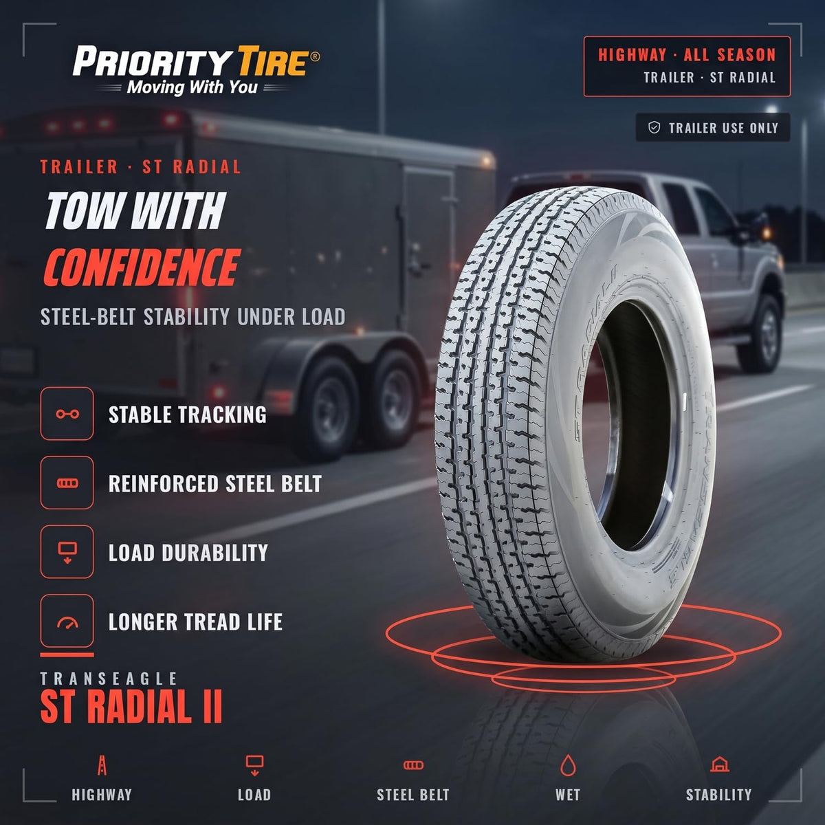 ST225/75R15 All Season Tire I588608