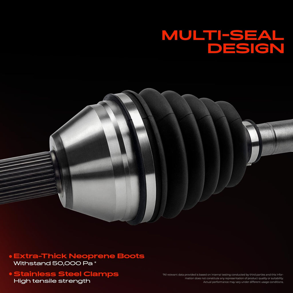 Set of 2 Front CV Axle Shaft Assembly T807