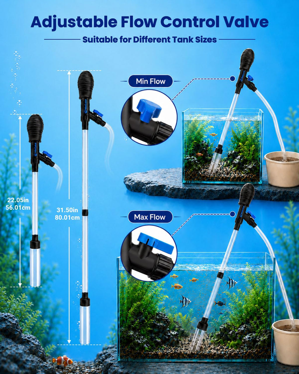 Aquarium Gravel Cleaner Kit Q9962