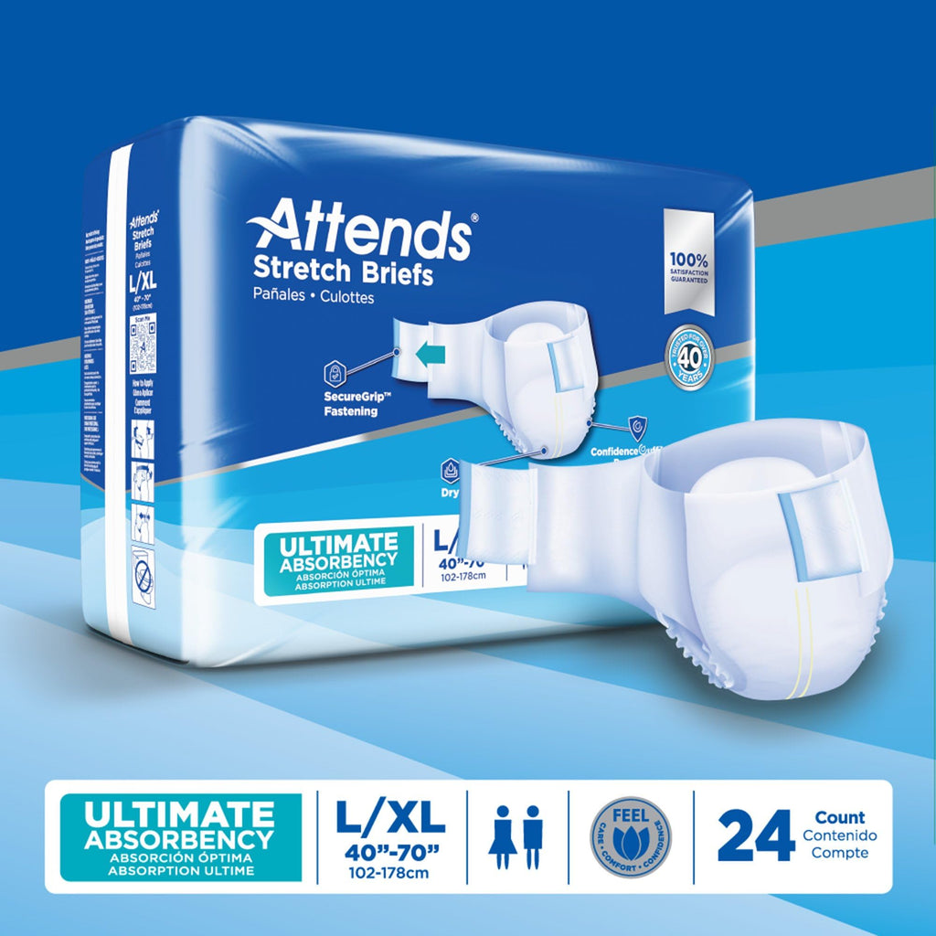 Large/X-Large Adult Incontinence Briefs 96 Ct T1902