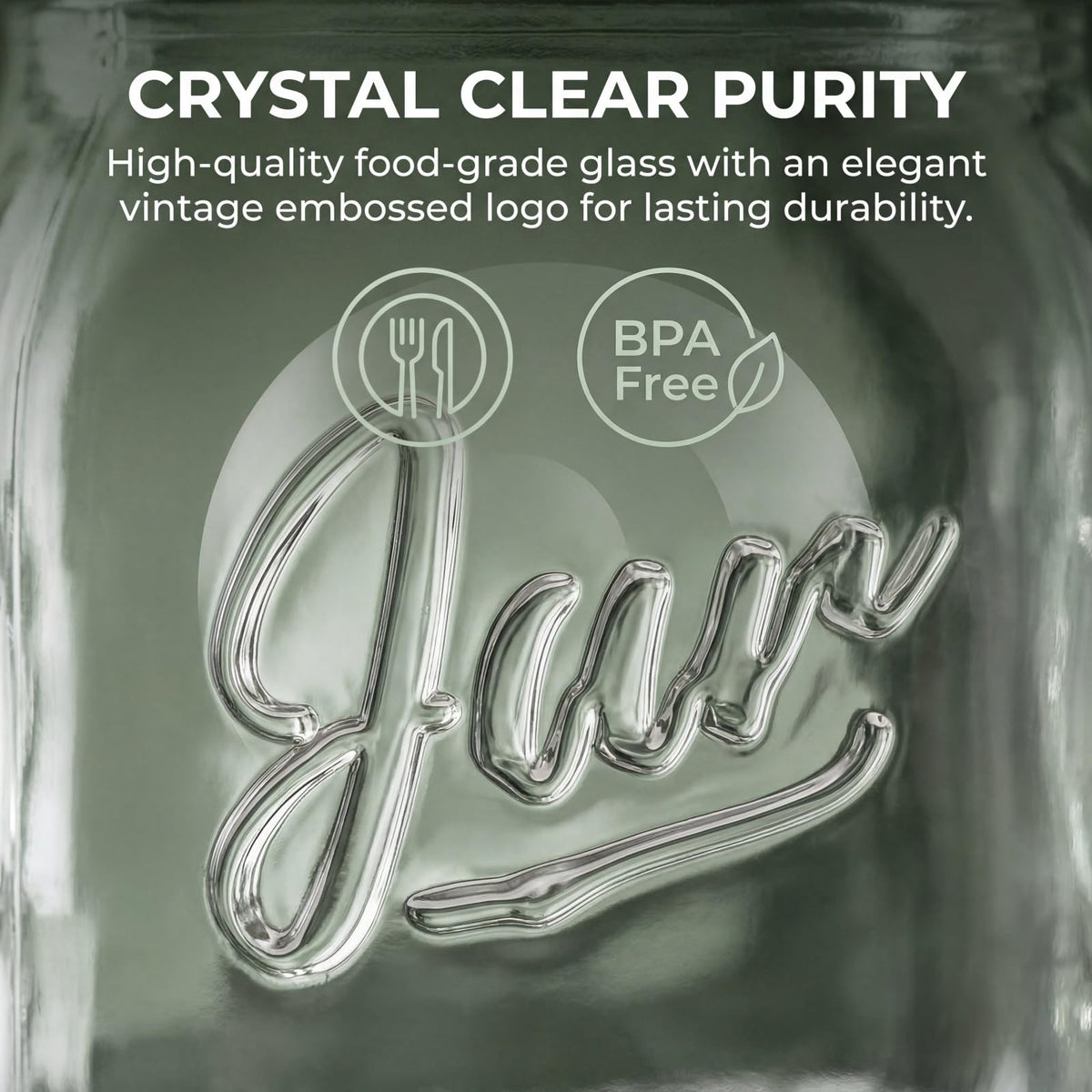 12 Pack 16 Oz Wide Mouth Glass Mason Jars K757521