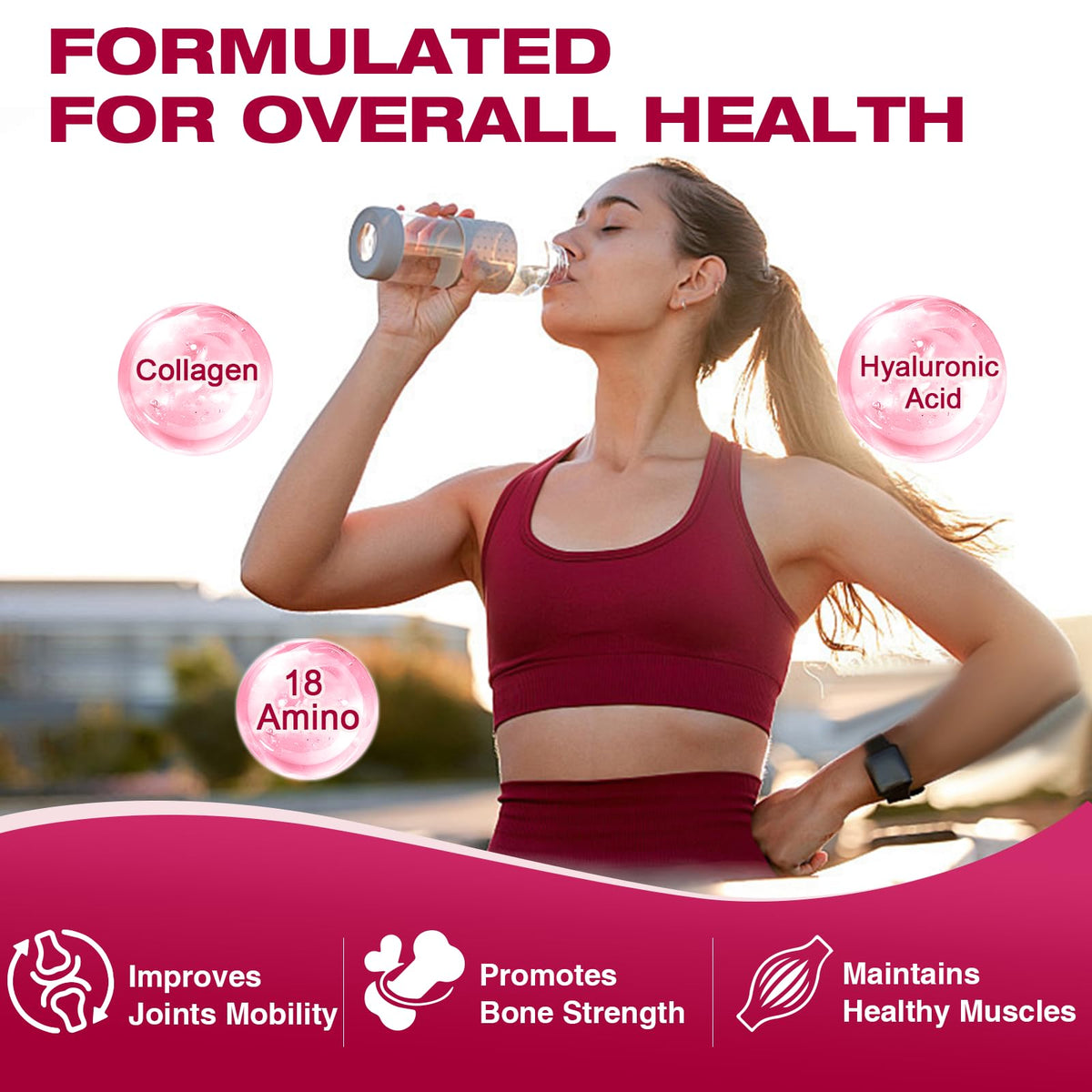 Multi Collagen Peptides Powder with Probiotics G59397