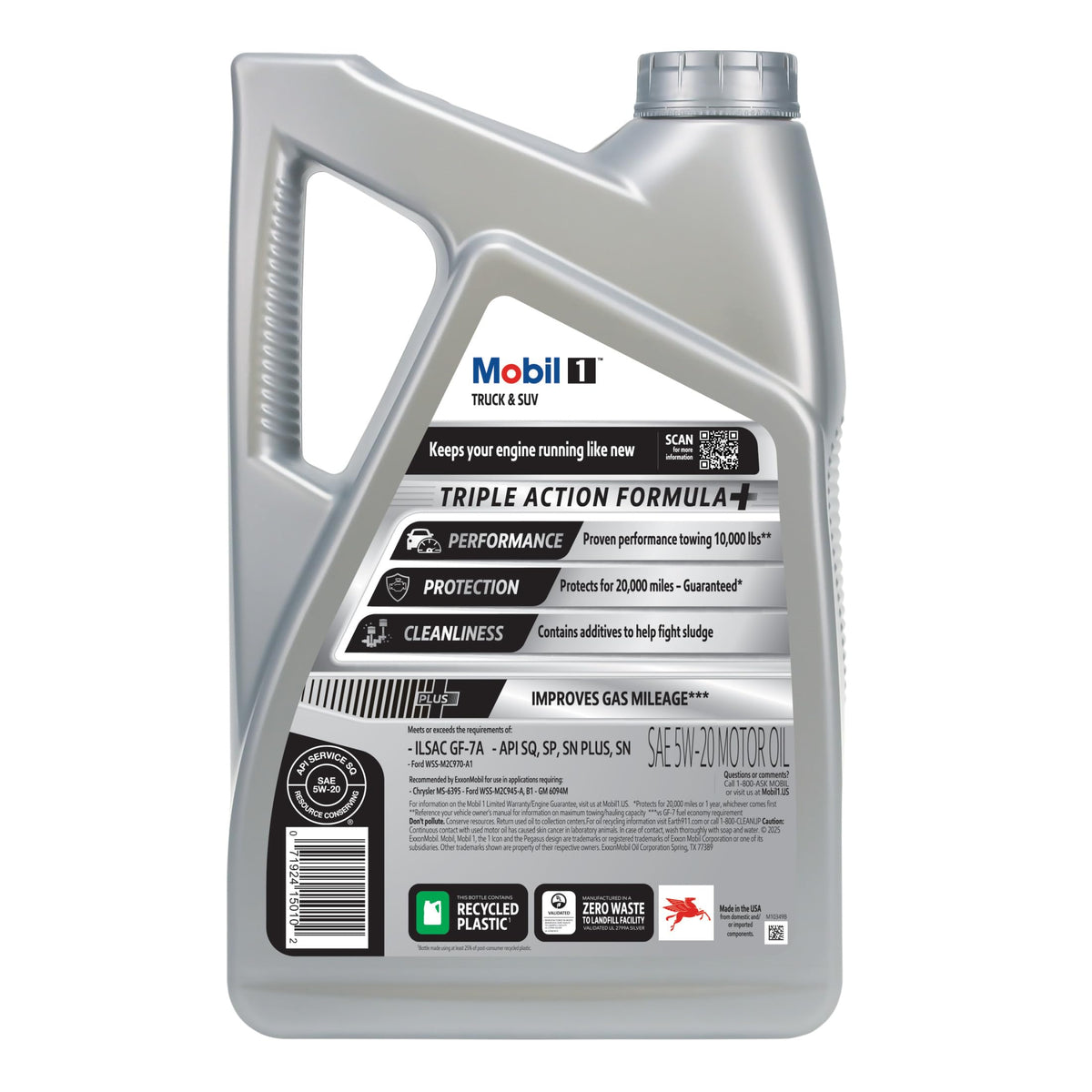 5 Quart 5W-20 Full Synthetic Motor Oil F305837