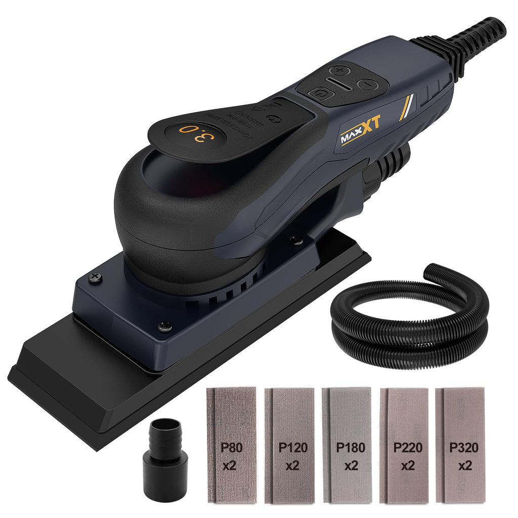Brushless 3mm Orbital Sander 350W Variable Speed with 10 Sanding Paper V87439