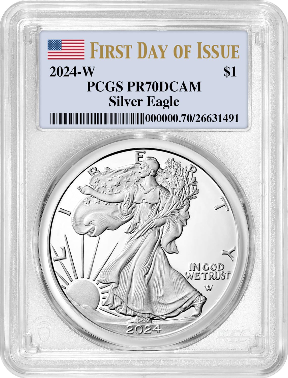 2024 American Silver Eagle PR70DCAM W229
