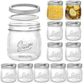 12 Pack 16 Oz Wide Mouth Glass Mason Jars K757521