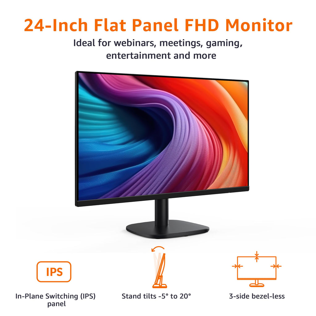 24 Inch FHD 1080P 100Hz Monitor with Speakers C4308