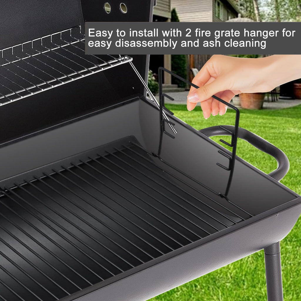 Adjustable Ash Pan Drip Pan with 2pcs Grate Hangers X37059