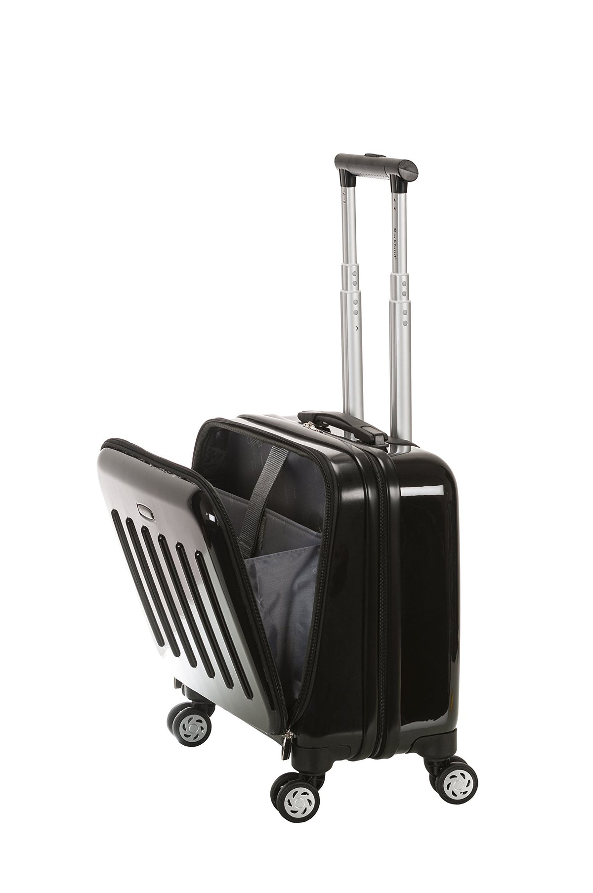 Hardside Rolling Computer Case, Carry-On, Black T53730