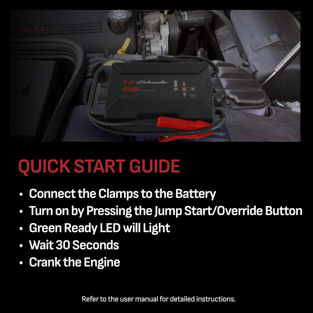 Portable Car Battery Jump Starter & Power Bank A919
