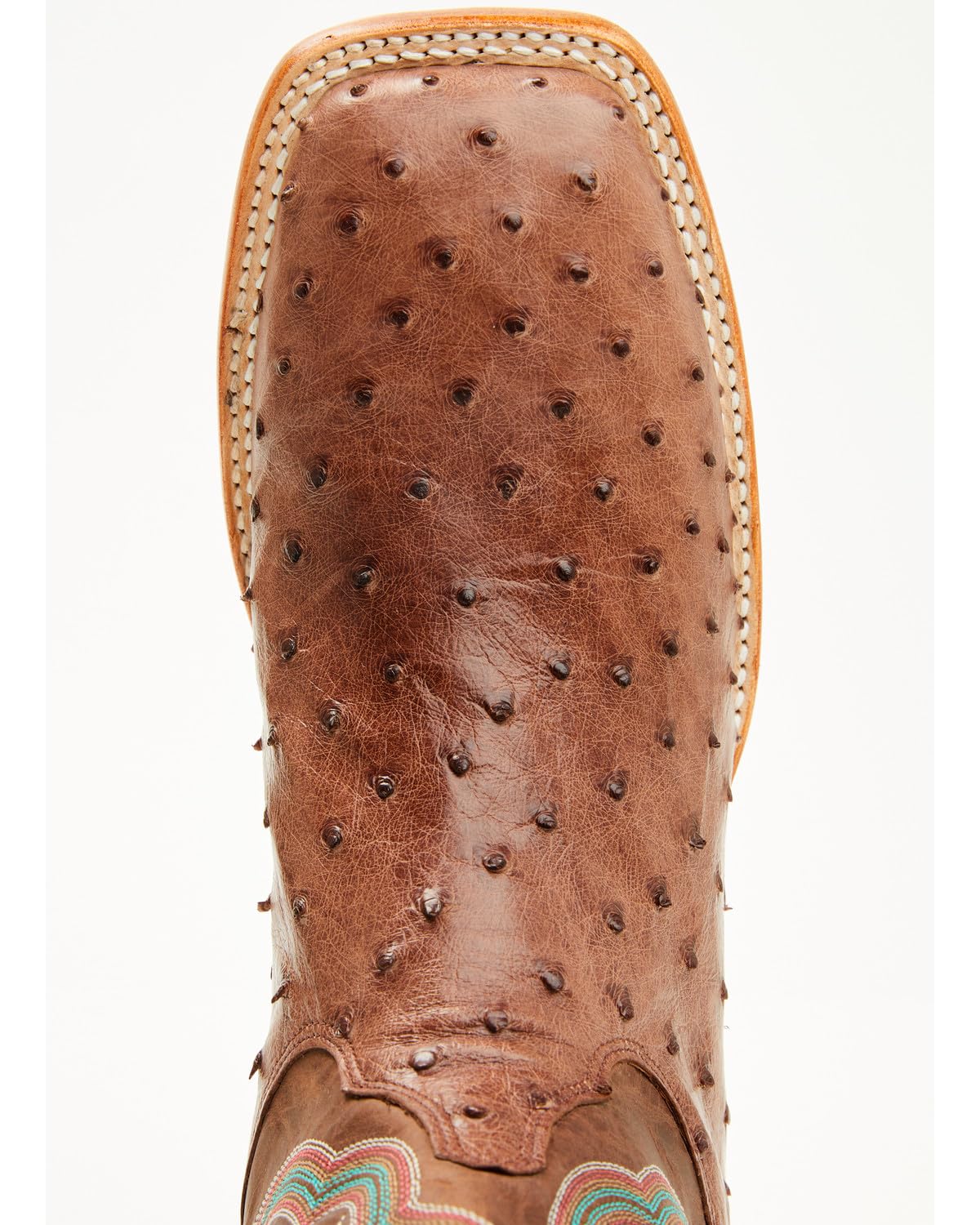 Men's Ostrich Western Boot Broad Square Toe K6861