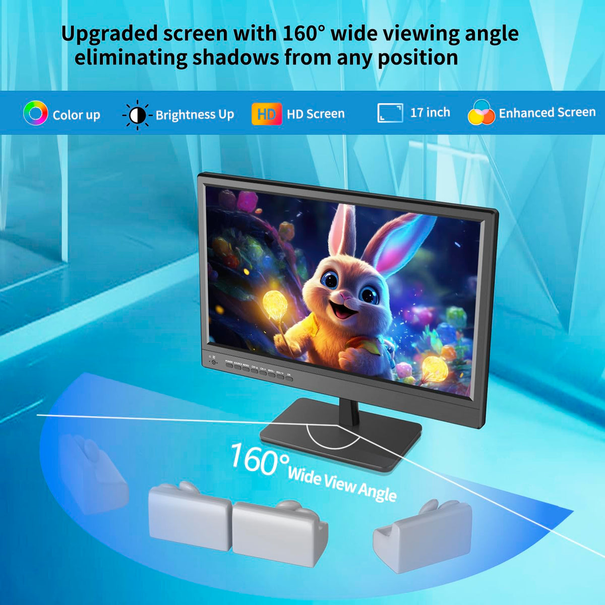 17 inch HD LED TV with Antenna W5624