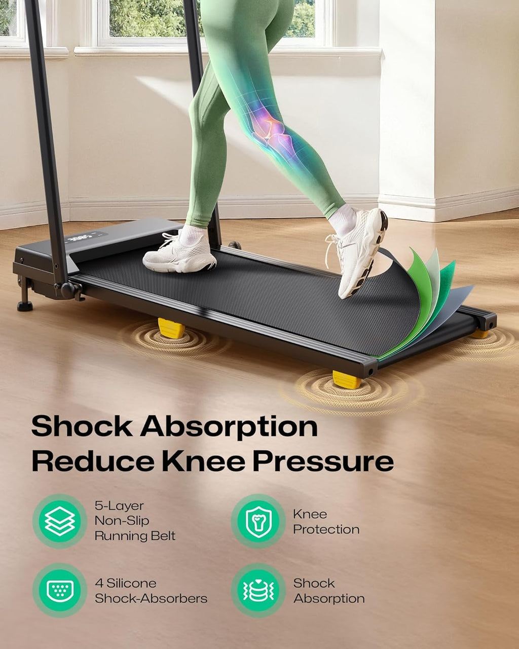 2.5HP Portable Walking Treadmill with Incline H237948