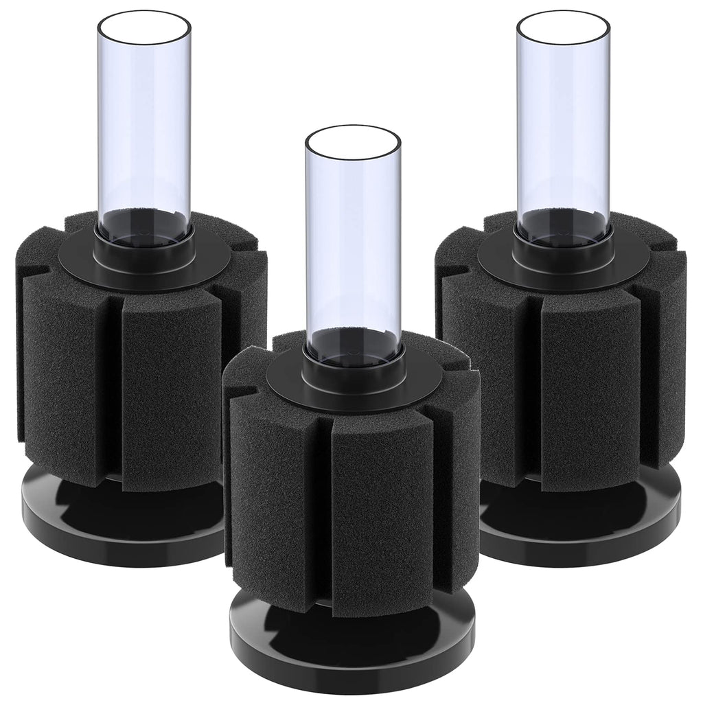 3 Pack Aquarium Sponge Filter up to 10 Gallon B938479