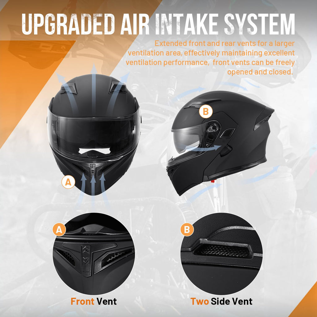 Full Face Modular Motorcycle Helmet N8092