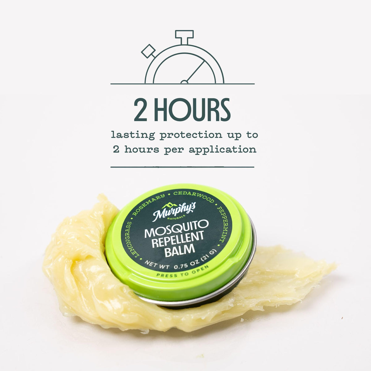 Plant-Based Mosquito Repellent Balm 2 oz K9164