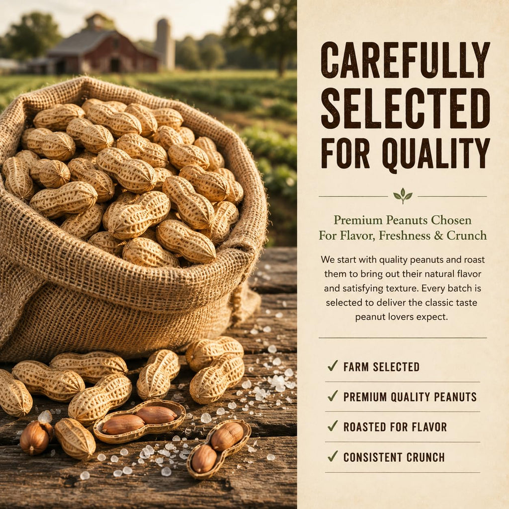 Roasted Salted Peanuts In Shell 4 LB P62582