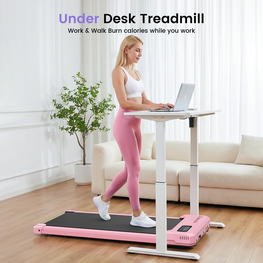 Under Desk Treadmill with Vibration Plate & Incline D56565