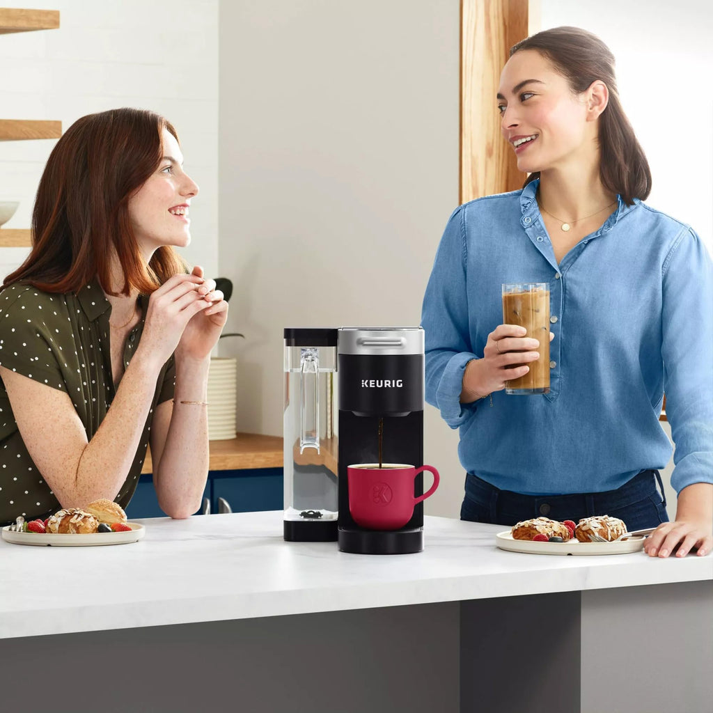Single Serve K-Cup Pod Coffee Maker, 4 Brew Sizes, 66oz Removable Reservoir, Black F111