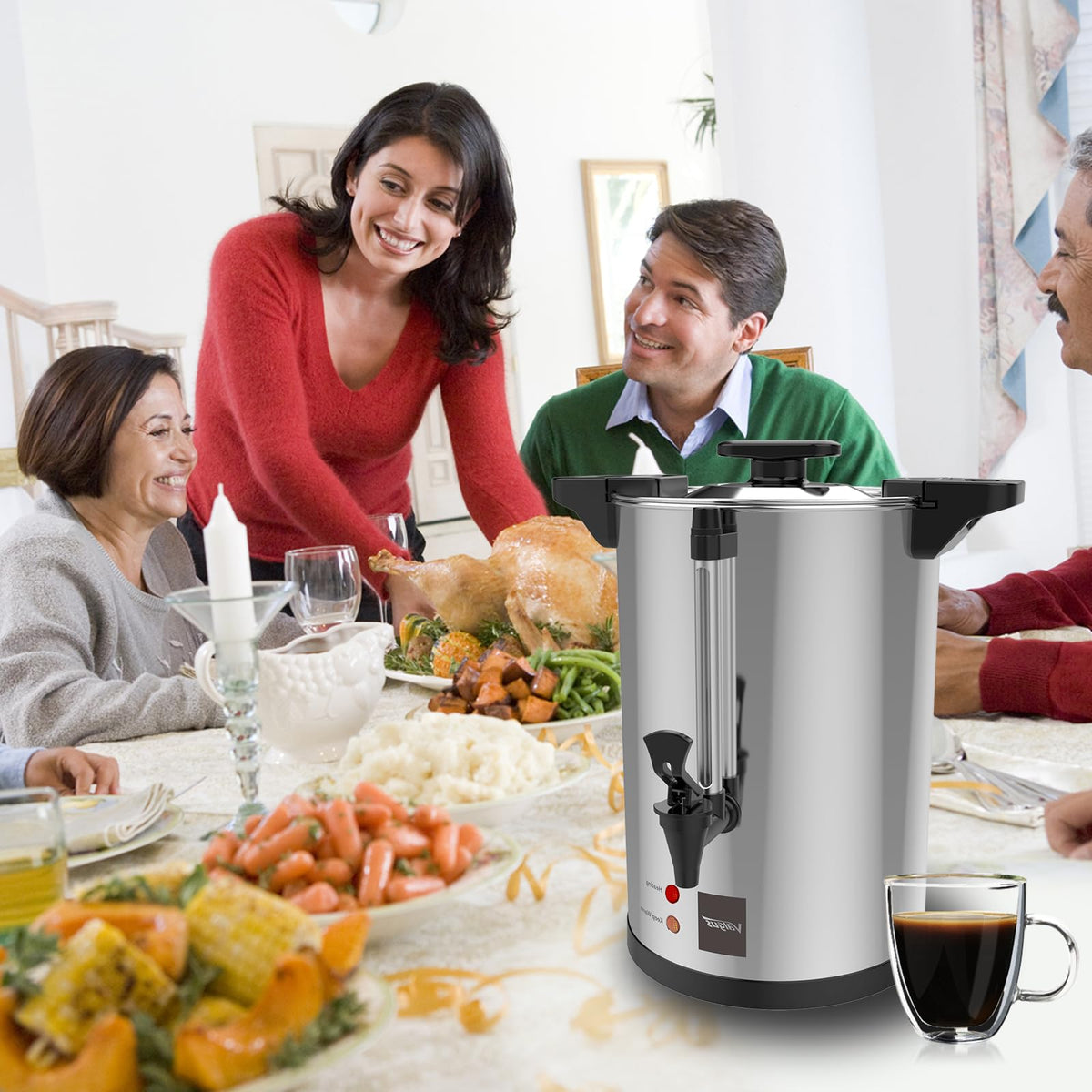 32-Cup Stainless Steel Electric Coffee Urn W4409