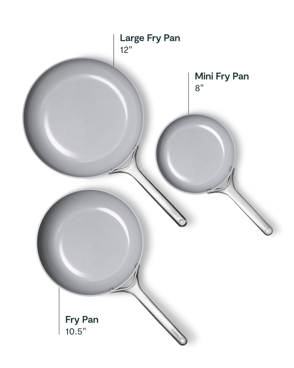 Fry Pan Set with Glass Lids M565