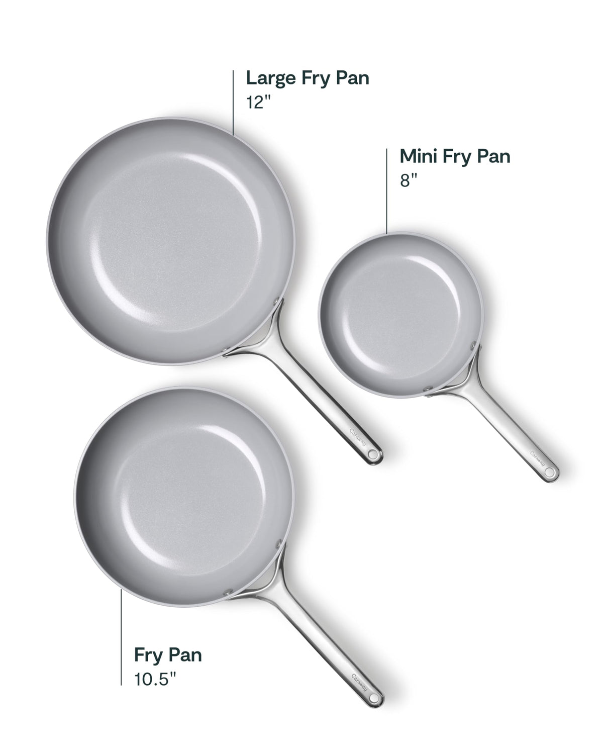 Fry Pan Set with Glass Lids M565