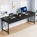 78.7 inch Black Computer Desk with 3 Drawers Z448
