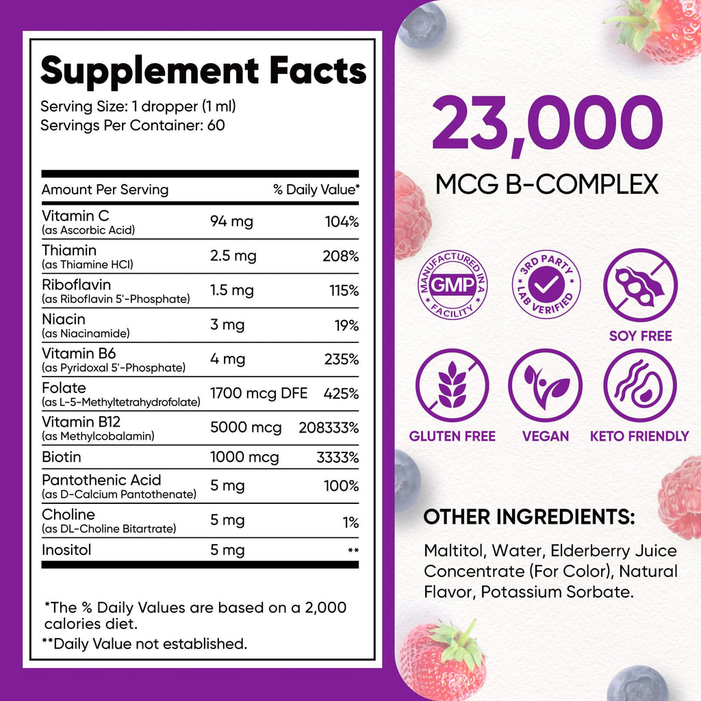 Vitamin B Complex 23000mcg E14583