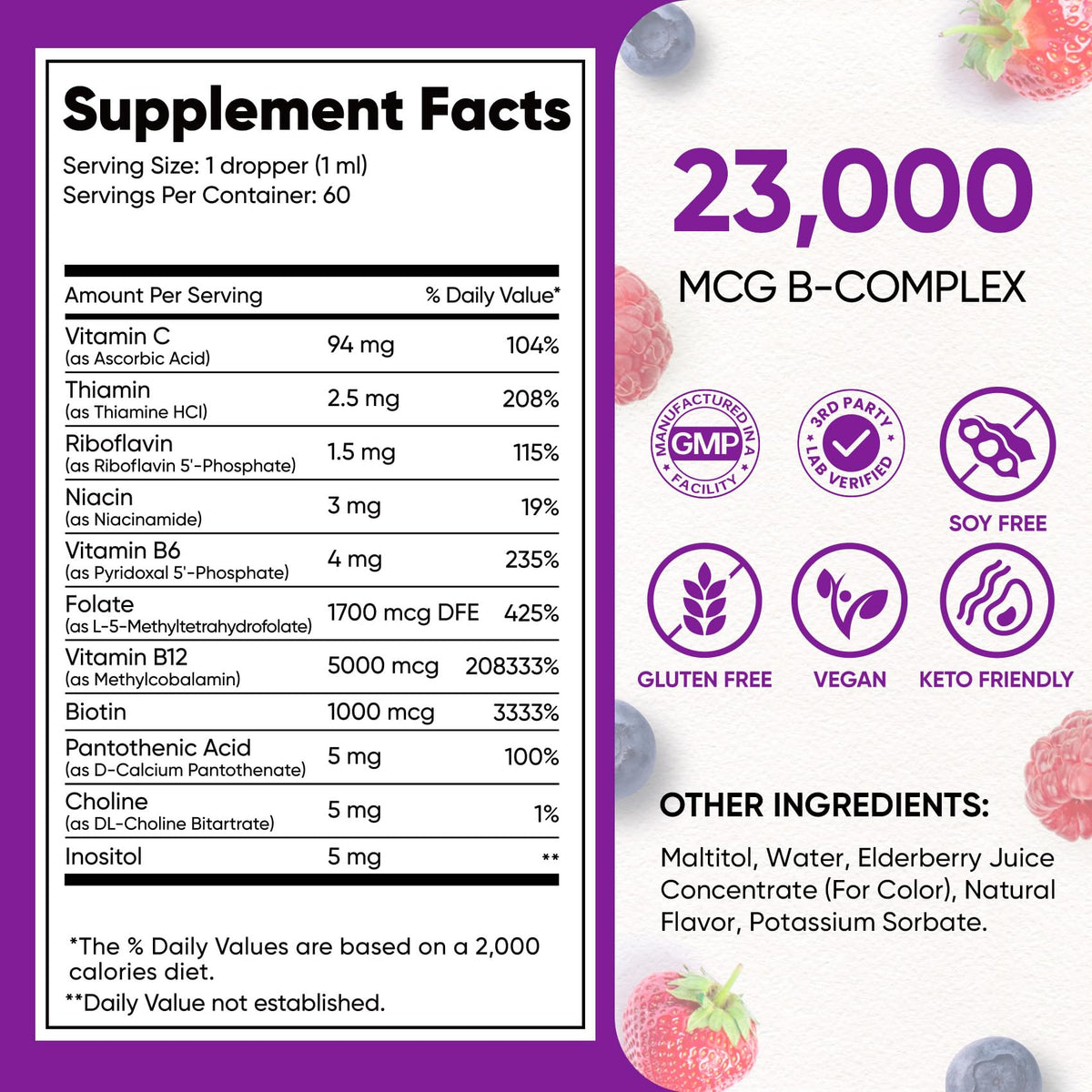 Vitamin B Complex 23000mcg E14583