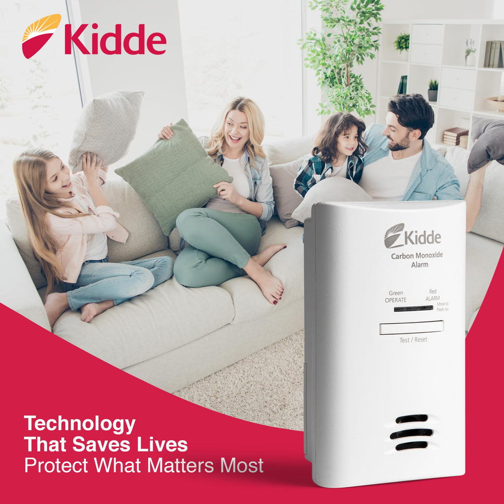 Plug-in Carbon Monoxide Detector with AA Battery Backup A55563