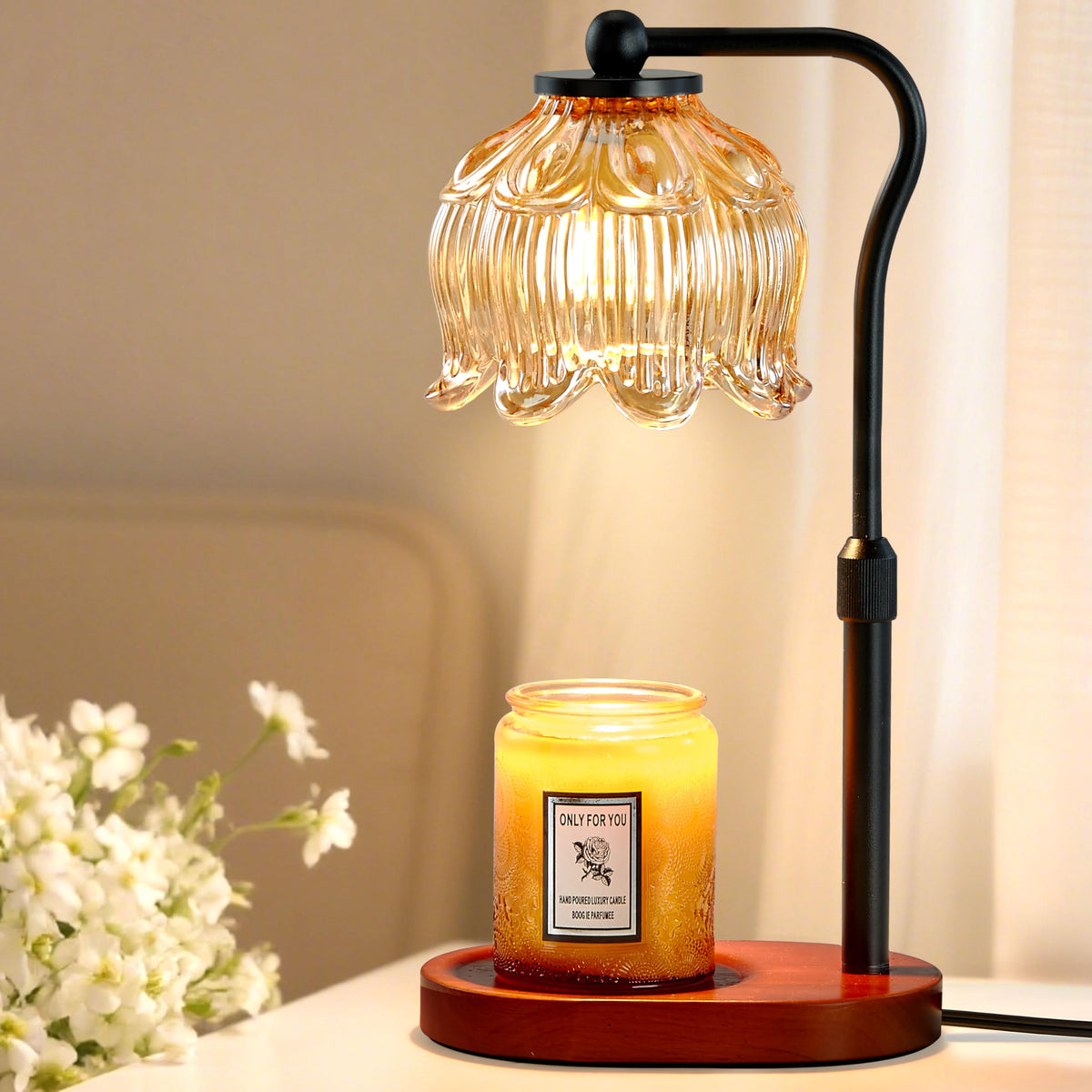 Candle Warmer Lamp with Timer & Stepless Dimming F675