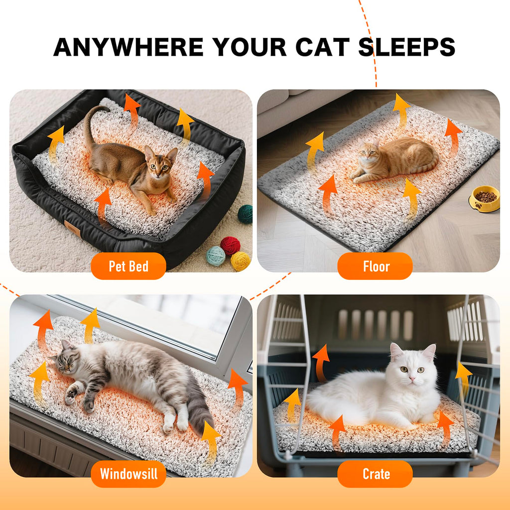 Self Warming Cat Bed 15 x 19 In T57324