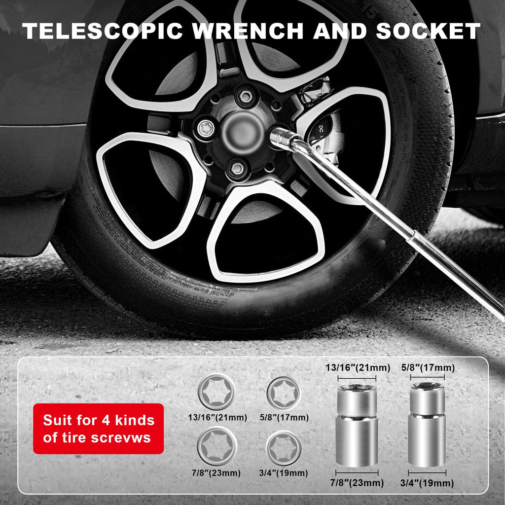 2 Ton Scissor Car Jack with Lug Wrench W81709