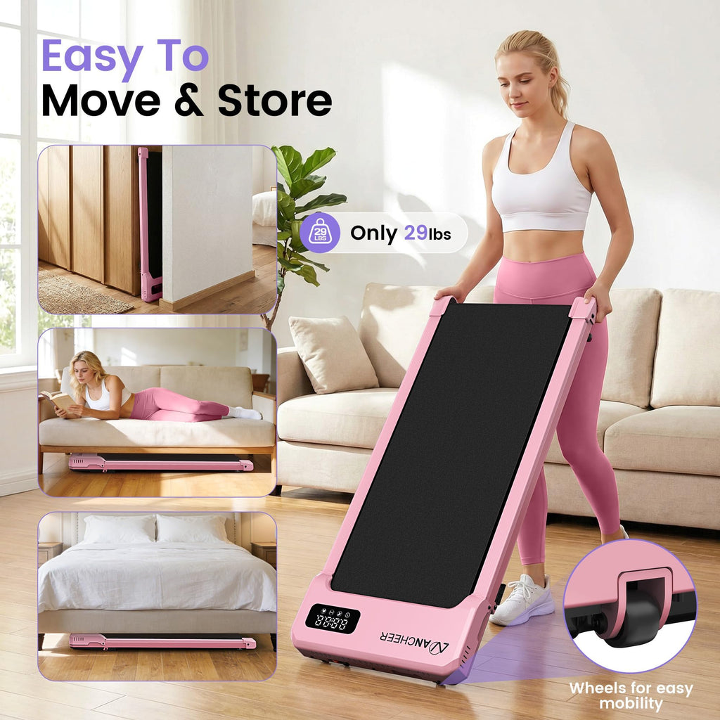 Under Desk Treadmill with Vibration Plate & Incline D56565