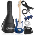 30-inch Kids Electric Guitar Beginner Kit with Amplifier, Blue J599