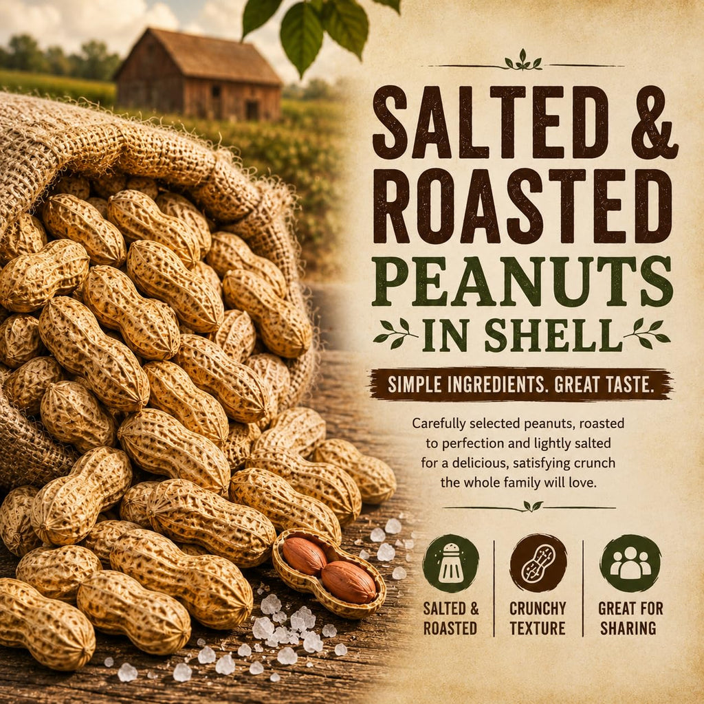 Roasted Salted Peanuts In Shell 4 LB P62582