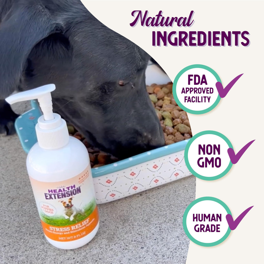 Stress Relief Supplement for Dogs, 8oz R4281