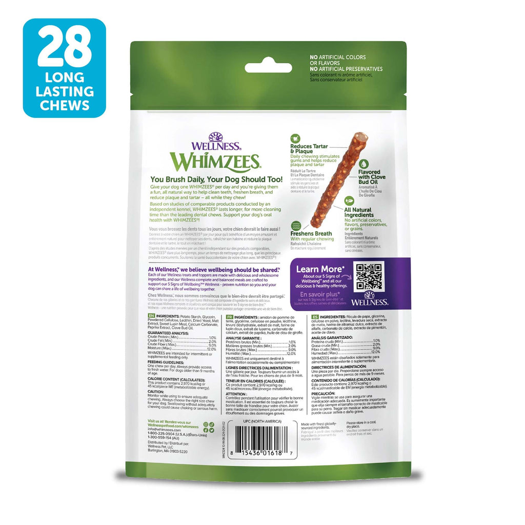 Natural Dog Dental Chews Small Size 14.81 oz 28 Count Y184