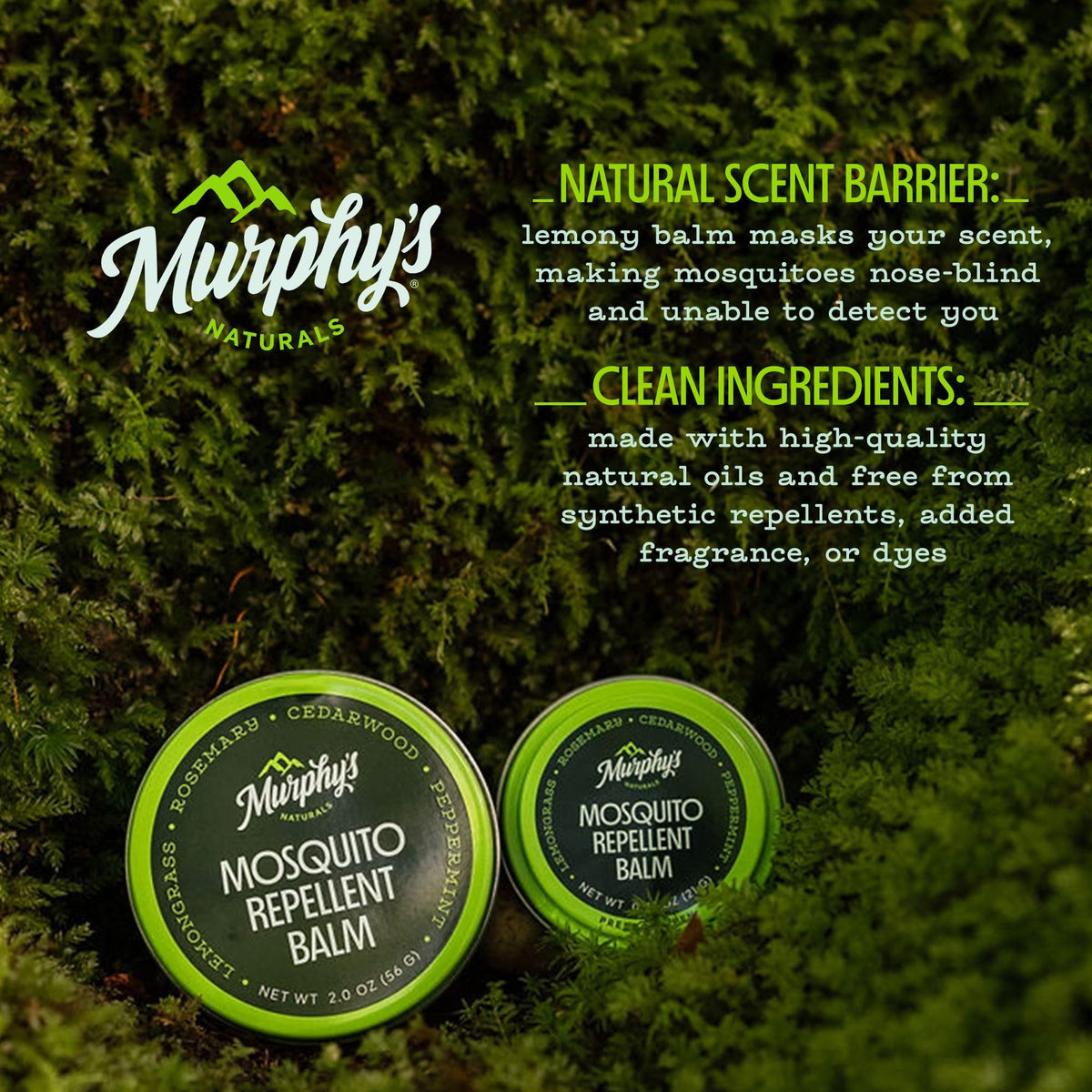 Plant-Based Mosquito Repellent Balm 2 oz K9164