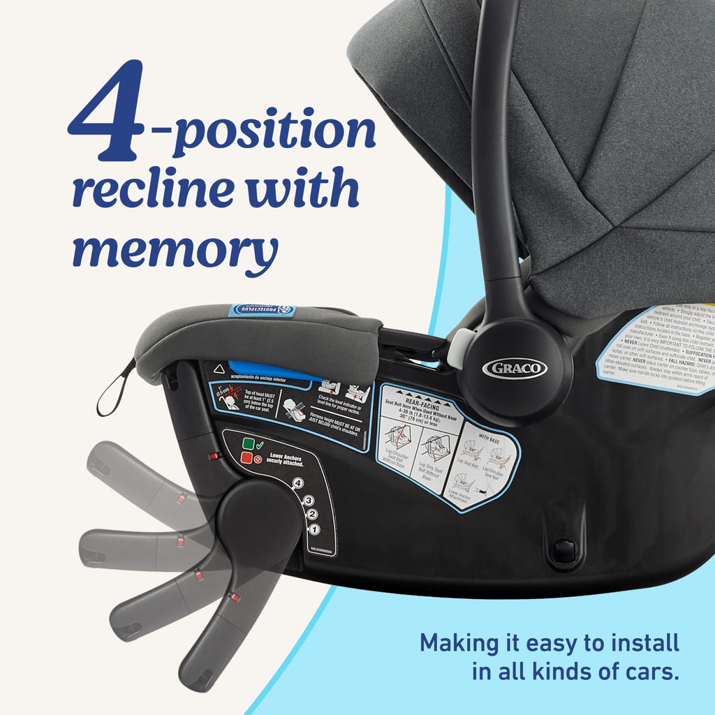 Infant Car Seat with Canopy, Rear Facing, Lightweight Q361851