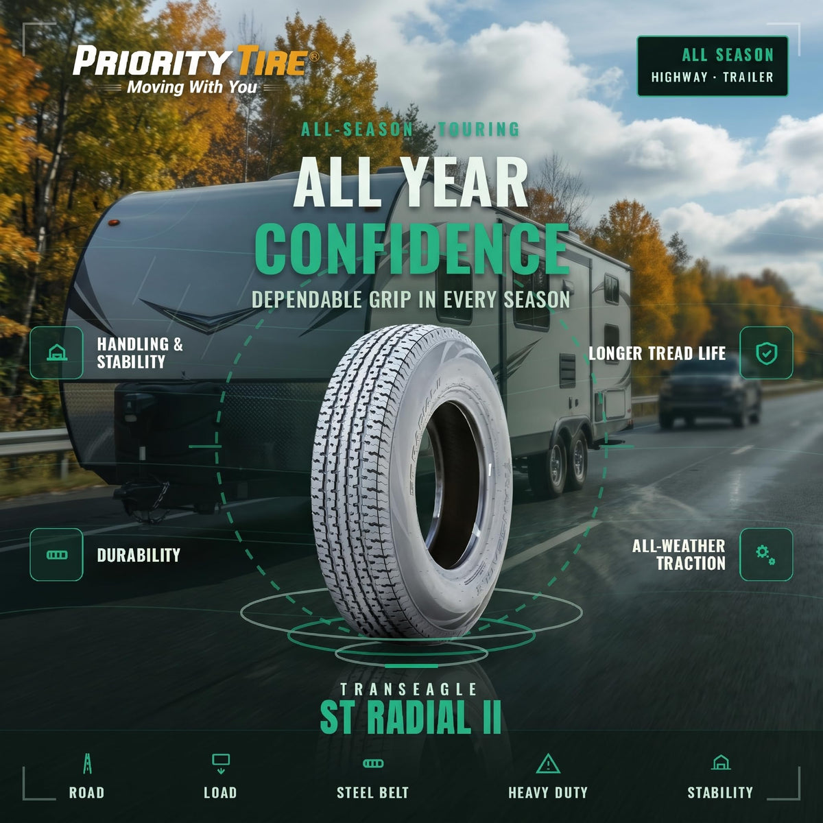 ST225/75R15 All Season Tire I588608