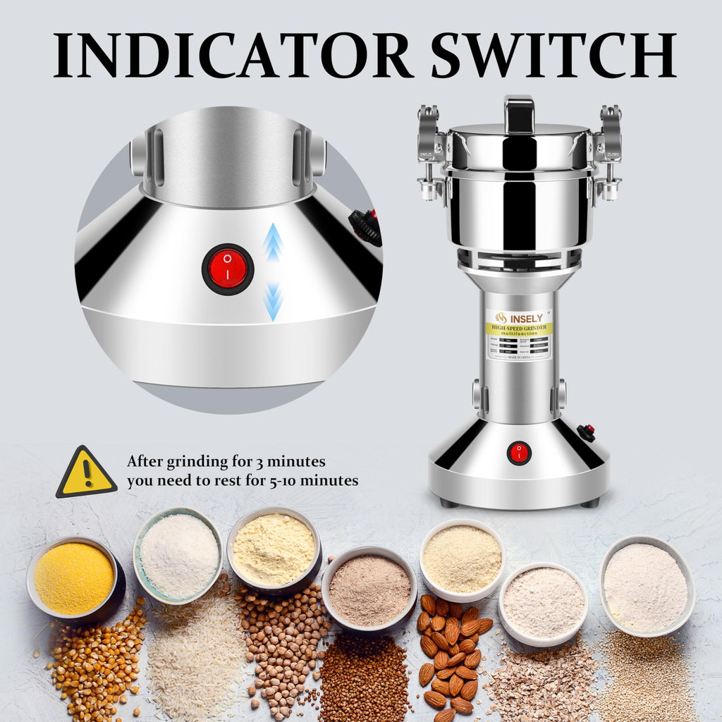 150g Electric Stainless Steel Grain Mill W485