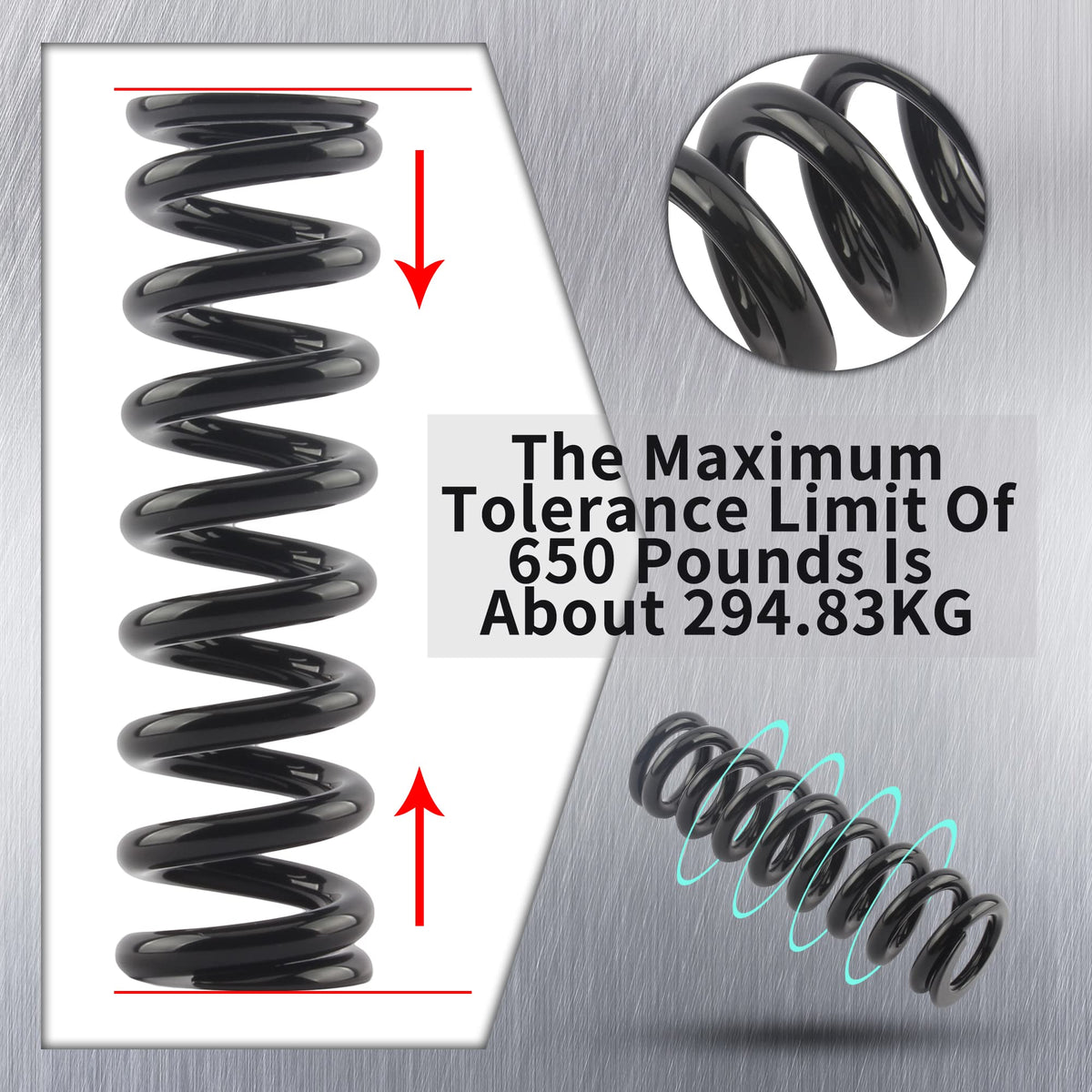 650LBS Rear Shock Absorber Spring R998