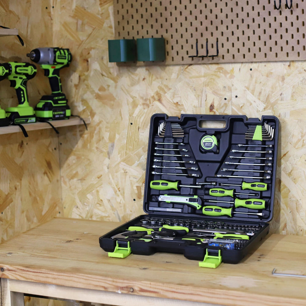 225-Piece Home Repairing Tool Kit with Tool Box W4492
