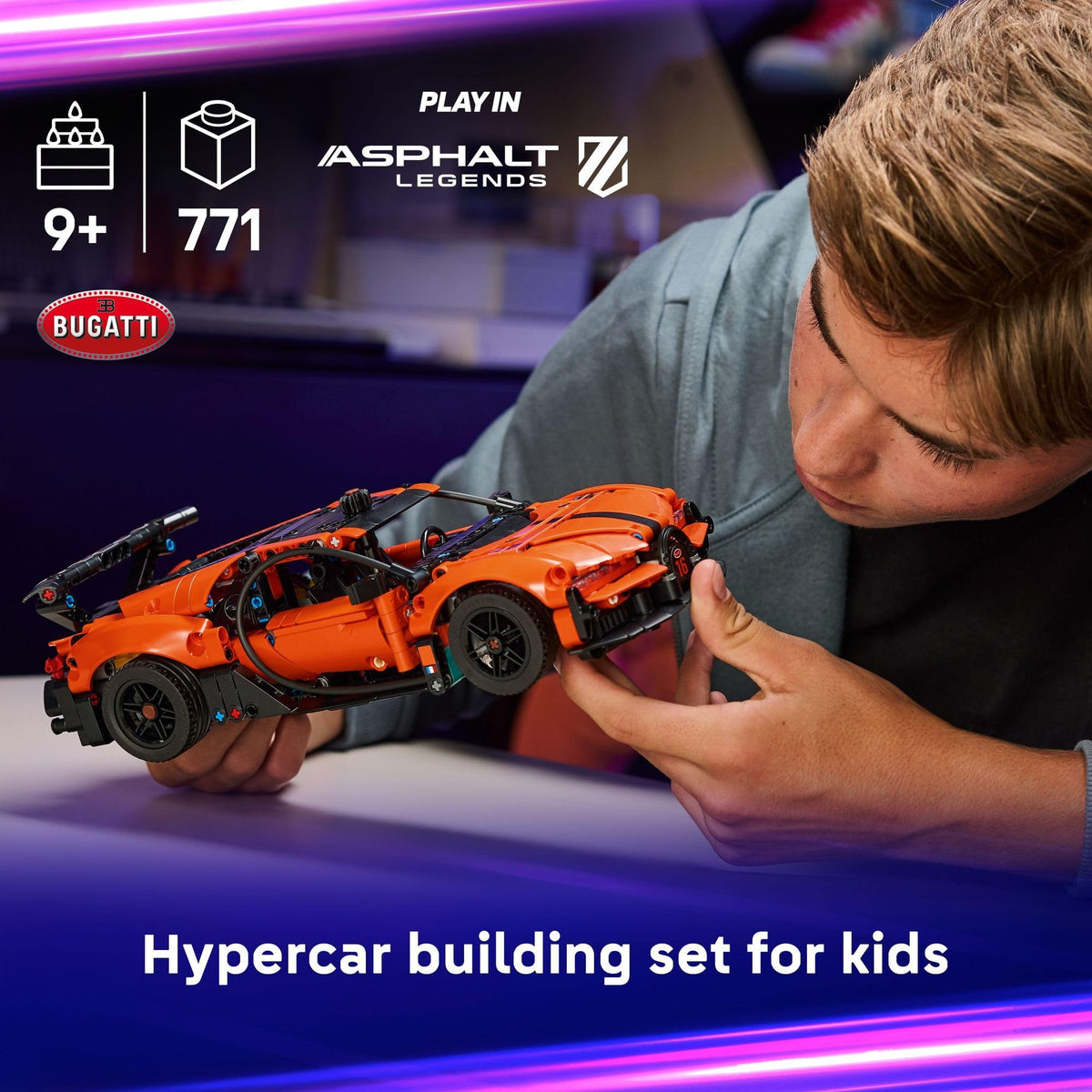 Technic Bugatti Chiron Pur Sport Hypercar D155
