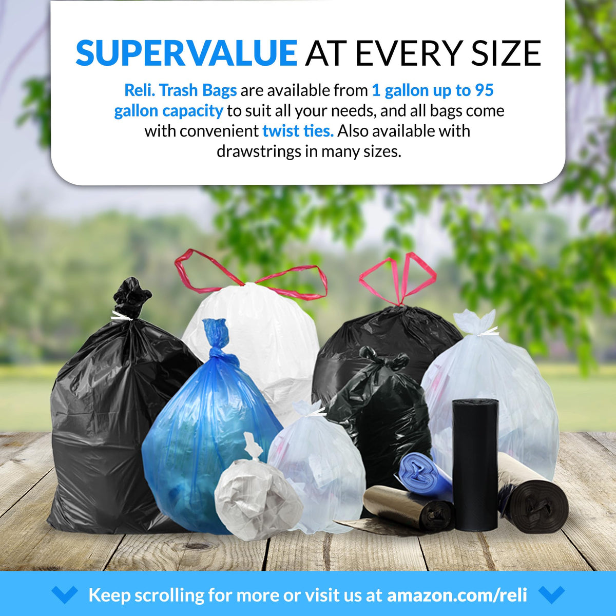 30-33 Gallon Heavy Duty Trash Bags D18030