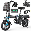 560W 20MPH 32 Miles Range 48V 10Ah 14" Foldable Electric Bike S8221