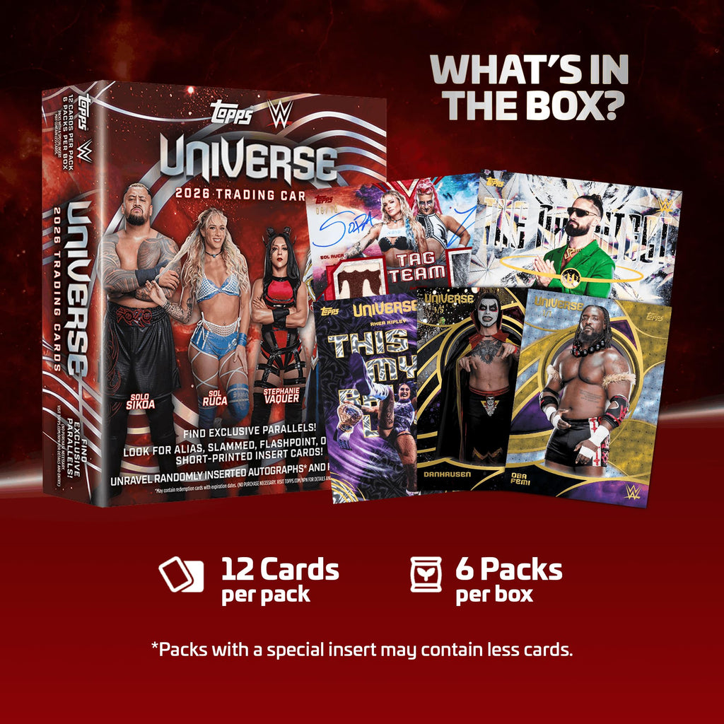 2026 Topps Universe WWE Mega Box A980