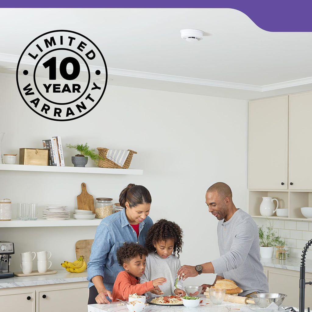 Smoke & Carbon Monoxide Detector 10-Year Battery 2 Pack J134