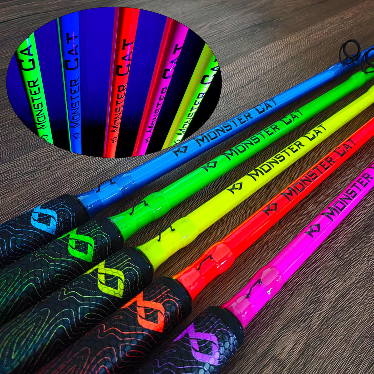 7’ Glow Catfishing Casting Rod M931